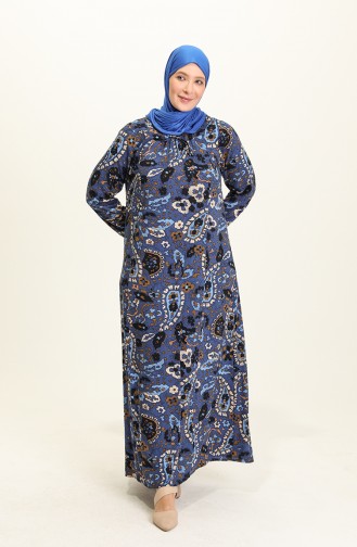 Robe Hijab Indigo 4585A-02