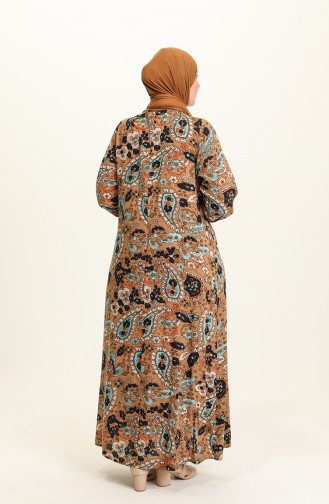 Robe Hijab Camel 4585A-03
