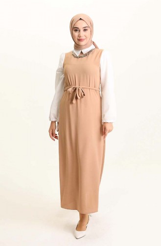 Mink Hijab Dress 0385-03