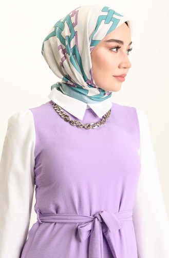 Robe Hijab Pourpre 0385-06