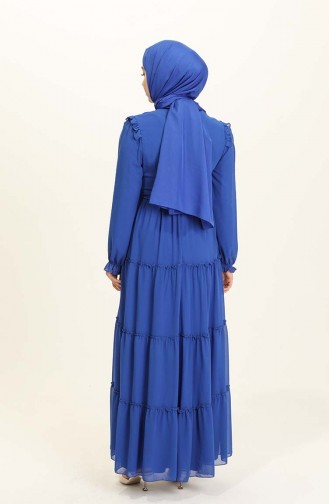 Robe Hijab Blue roi 5797-02