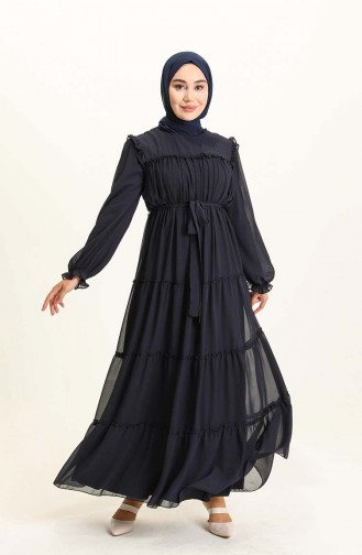 Robe Hijab Bleu Marine 5797-05