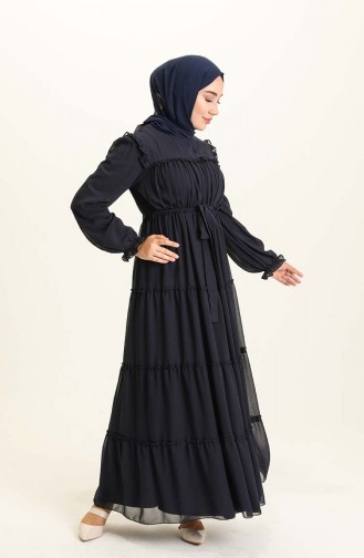 Robe Hijab Bleu Marine 5797-05