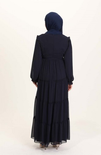 Robe Hijab Bleu Marine 5797-05