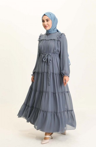 Robe Hijab Gris 5797-06