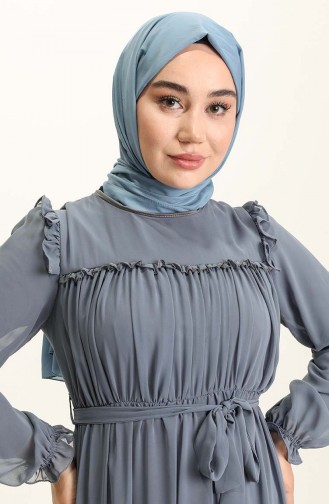 Robe Hijab Gris 5797-06
