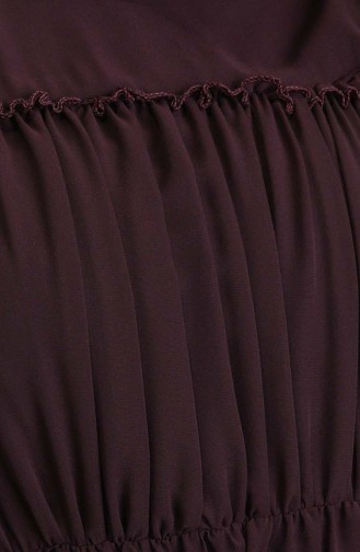 Purple Hijab Dress 5797-07