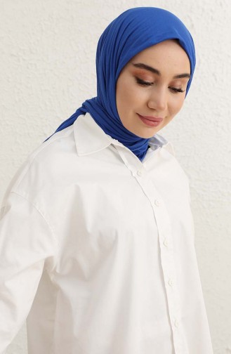 Beyaz Oversize Poplin Gömlek 0011-01 Beyaz