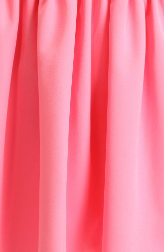 Beli Büzgülü Tunik Pantolon İkili Takım 0192-03 Pembe