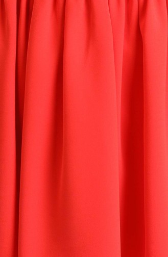 Beli Büzgülü Tunik Pantolon İkili Takım 0192-05 Kırmızı