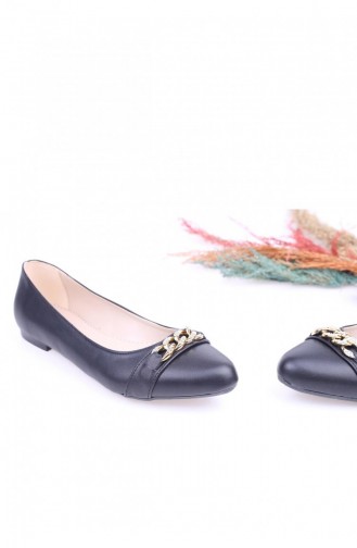  Women`s Flats 1631.Siyah