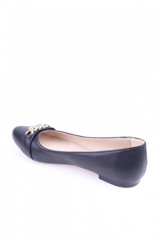  Damen Ballerinas 1631.Siyah