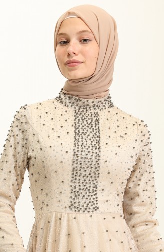 Habillé Hijab Beige 2026-03