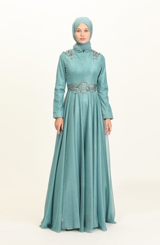 Stein Hijab-Abendkleider 2028-01