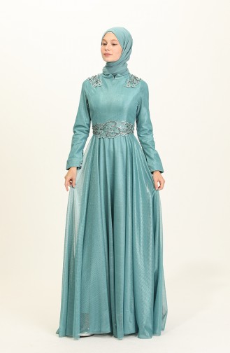 Habillé Hijab Pétrole 2028-01