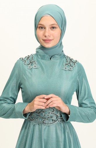Habillé Hijab Pétrole 2028-01