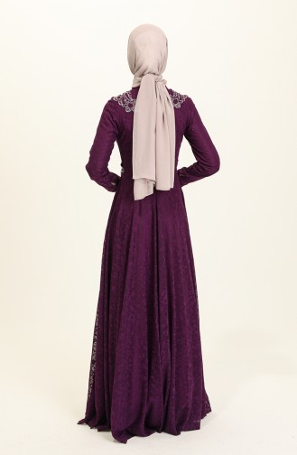 Lila Hijab-Abendkleider 2028-03