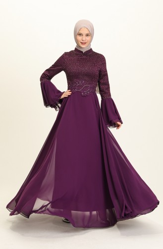 Lila Hijab-Abendkleider 2011-02