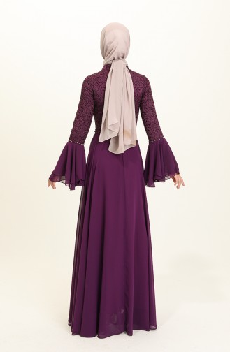 Lila Hijab-Abendkleider 2011-02