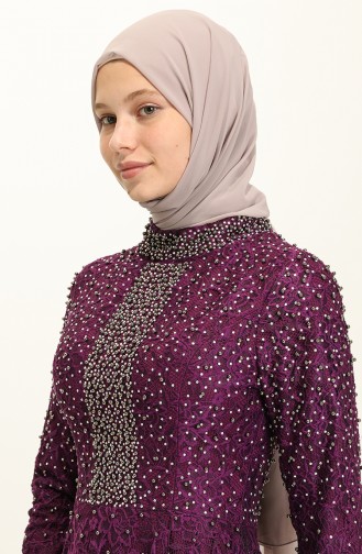 Lila Hijab-Abendkleider 2026-02