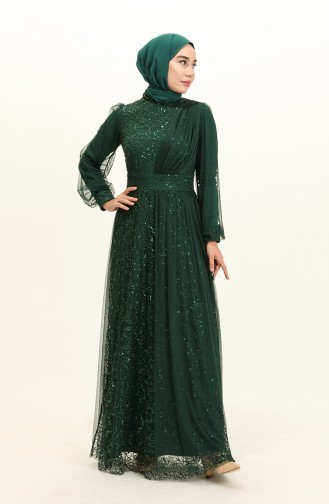 Emerald İslamitische Avondjurk 5696-02