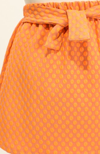 Orange Baby and Children`s Skirt 1058A-01