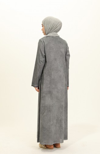 Abayas Gris 8989-01