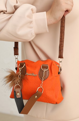 Orange Schultertasche 1716-02