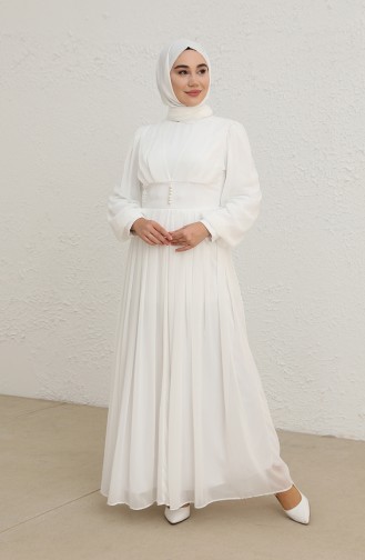 Habillé Hijab Blanc 60282-01