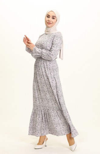 Violet Hijab Dress 60186A-02