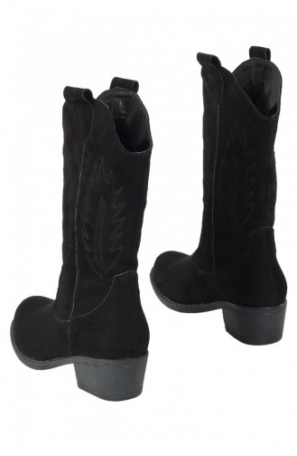  Boots-booties 1658.Siyah