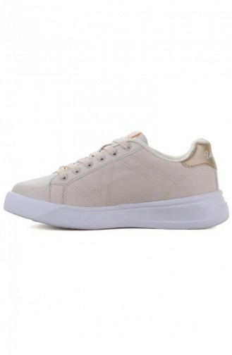 U S Polo Assn Extra Erkek Kız Çocuk Sneaker Spor Ayakkabı Bej