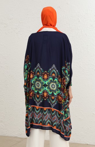 Dunkelblau Kimono 0139-03