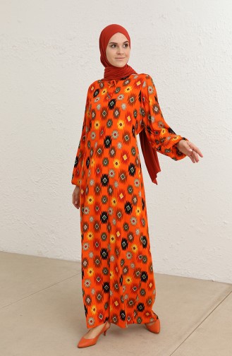 Robe Hijab Orange 9797-03