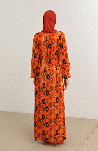 Robe Hijab Orange 9797-03