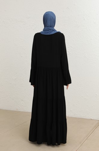 Black Hijab Dress 0002-01