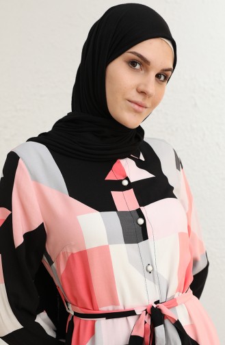 Powder Hijab Dress 60248-01