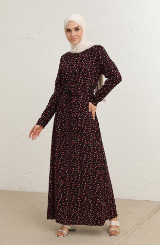 Schwarz Hijab Kleider 60272-02