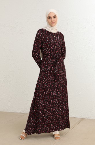 Black Hijab Dress 60272-02