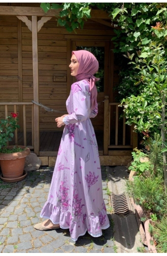 Purple Hijab Dress 00010-01