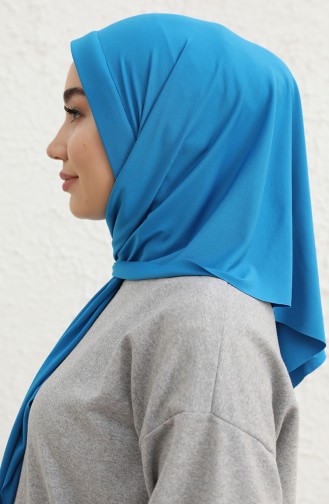 Saks-Blau Kopftuch 1234-04