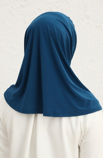 وشاح أزرق زيتي 0048-27