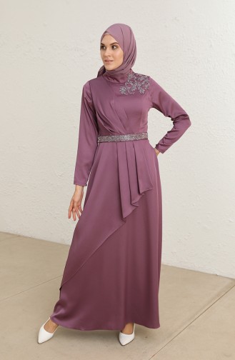 Lilac İslamitische Avondjurk 4947-06