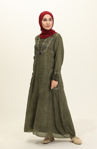 Robe Hijab Khaki 0003-04
