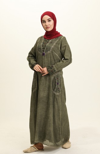 Robe Hijab Khaki 0003-04