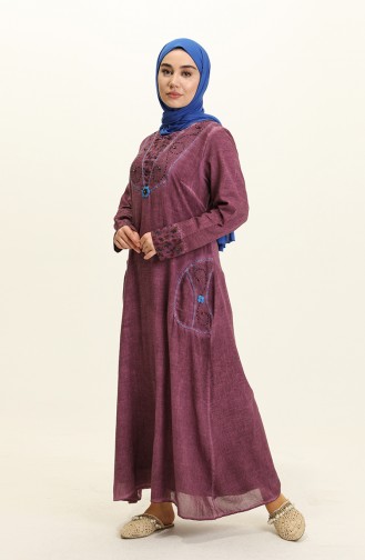 Robe Hijab Pourpre 0003-05