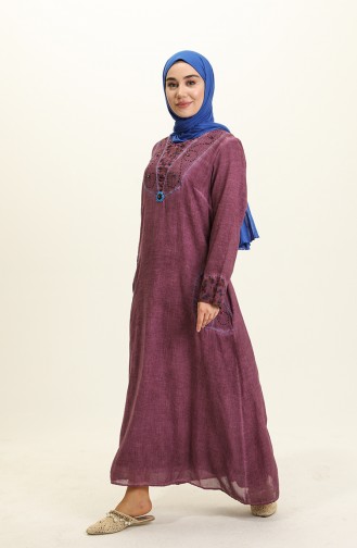 Robe Hijab Pourpre 0003-05