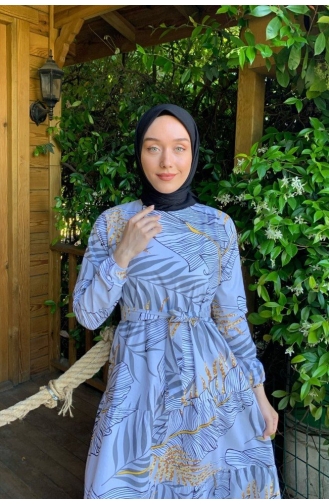 Weiß Hijab Kleider 0020-01