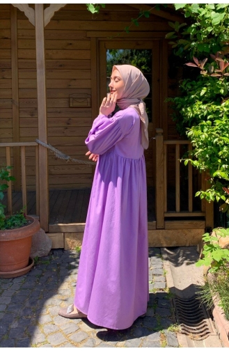 Violet Hijab Dress 0022-01