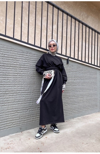 Robe Hijab Noir 0040-01